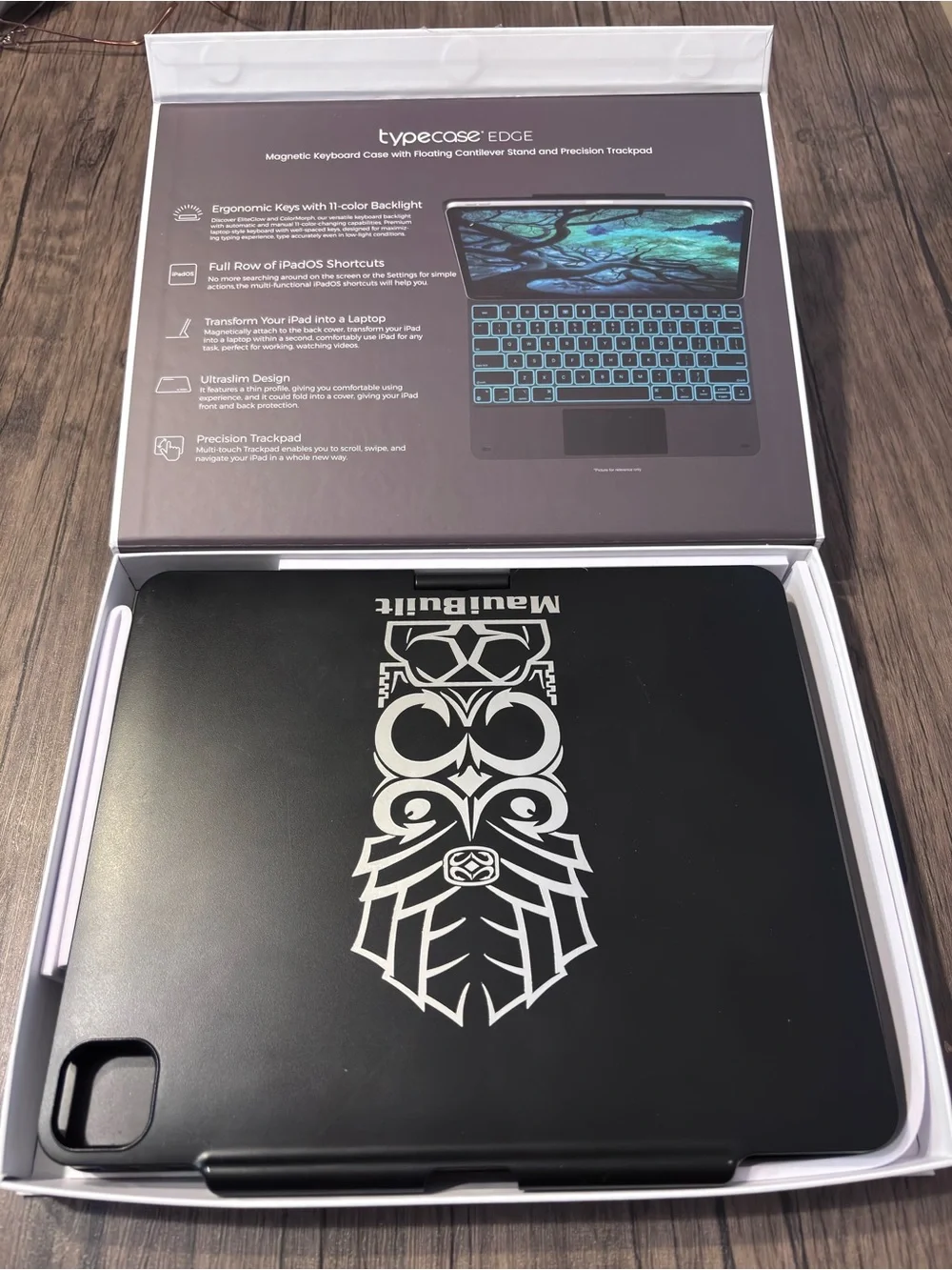 Typecase Edge keyboard For iPad Air 13 M3/M2 iPad Pro 12.9 (6th/5th/4th/3rd gen)